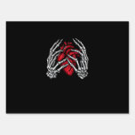 Skeleton Hands Holding Heart Halloween Costume  Sign