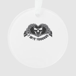 Skeleton Hands Skull, Halloween Design For Backgro Ornament