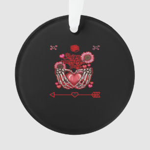 Skeleton Hands Valentines Day Classic Appeal Ornament