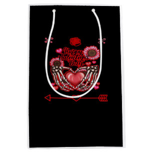 Skeleton Hands Valentines Day Classic Medium Gift Bag
