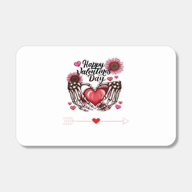 Skeleton Hands Valentines Day Classic Style Matchboxes (Front)