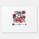 Skeleton Hands Valentines Day  Sign