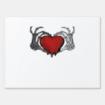 Skeleton Hands With A Heart Classic Sign
