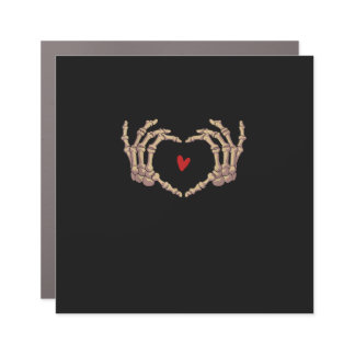 Skeleton Hands Women Skeleton Hands Halloween Car Magnet