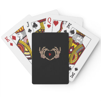 Skeleton Hands Women Skeleton Hands Halloween Poker Cards