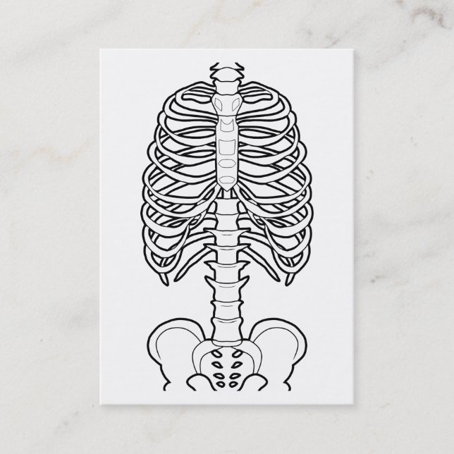 Skeleton Haunted Halloween Business Card (Front)