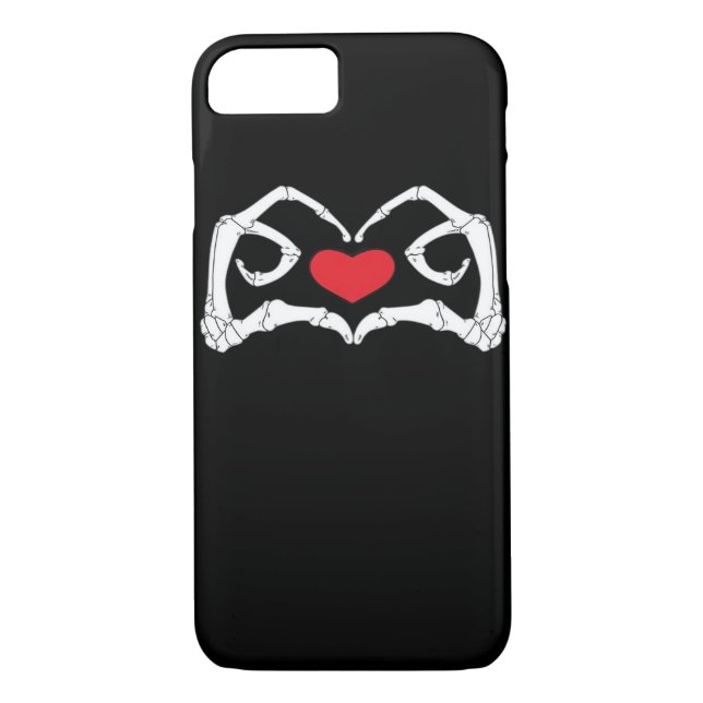 Skeleton Heart And Hands Funny  Case-Mate iPhone Case (Back)