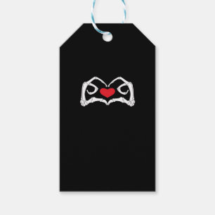 Skeleton Heart And Hands Funny Creative Style Gift Tags