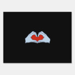 Skeleton Heart Hands Classic &amp; Basic Halloween Sign