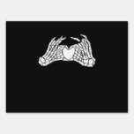 Skeleton Heart Hands - Light Sign