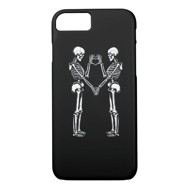 Skeleton Heart Hands Sign Halloween Costume Classi Case-Mate iPhone Case (Back)