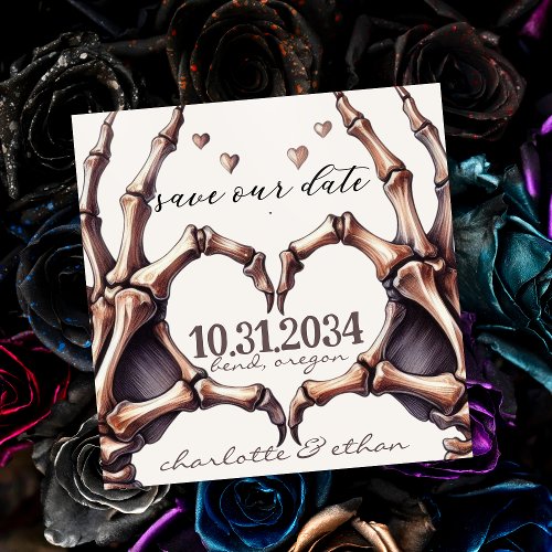 Skeleton Heart Save The Date