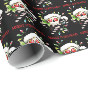 Skeleton Holidays Wrapping Paper