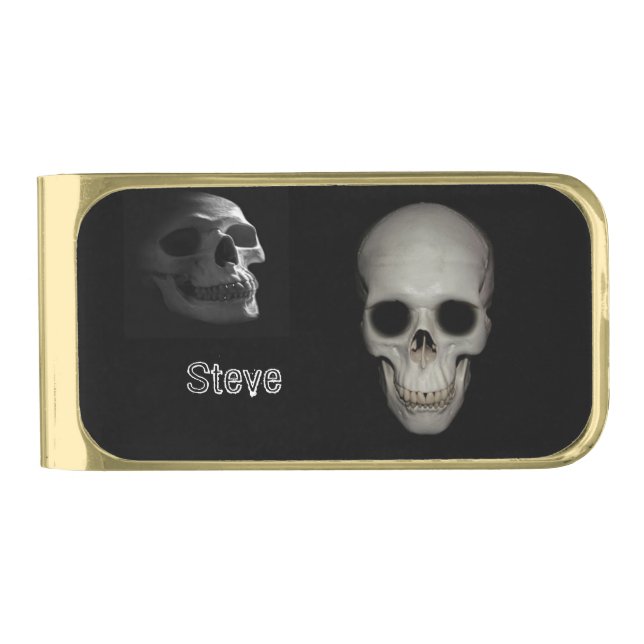 Skeleton In the Closet Money Clip (Front)