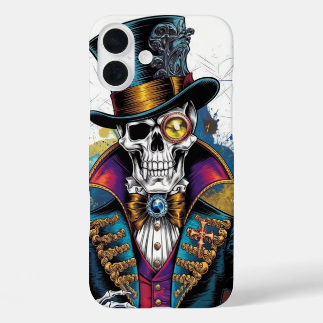 Skeleton in Victorian Elegance Case-Mate iPhone Case (Back)
