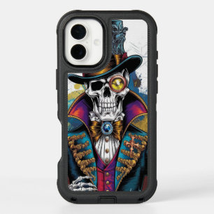 Skeleton in Victorian Elegance iPhone 16 Plus Case