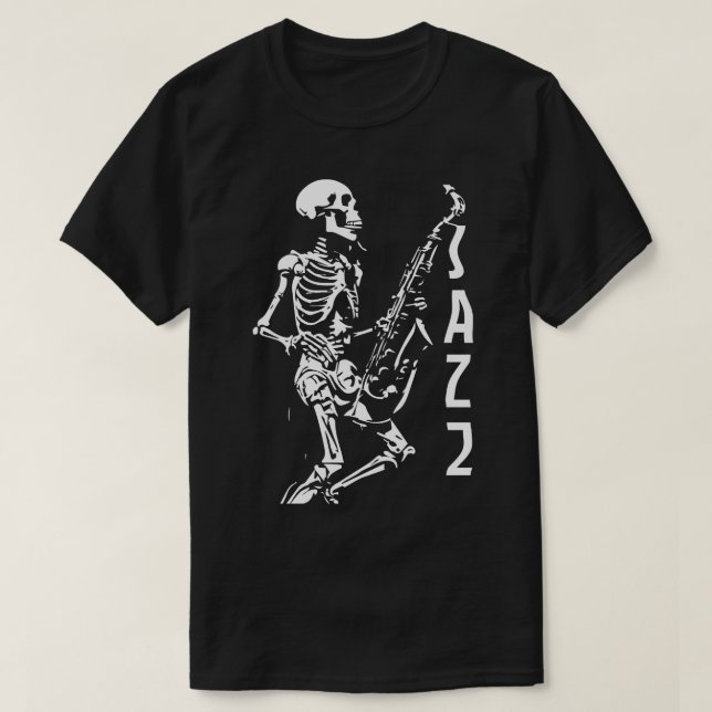 skeleton jazz T-Shirt (Design Front)