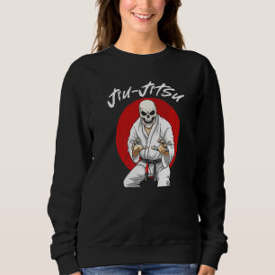 Skeleton Jiu Jitsu Fighter  Brazilian Jiu Jitsu Sk Sweatshirt