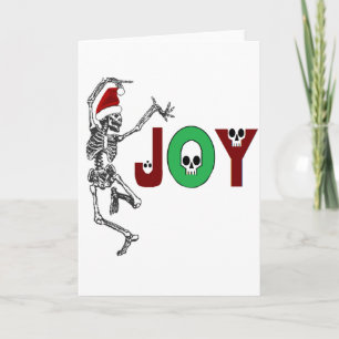 Skeleton Joy Holiday Card