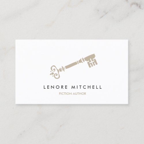 SKELETON KEY BUSINESS CARD FOR AUTHORS &amp; WRITERS