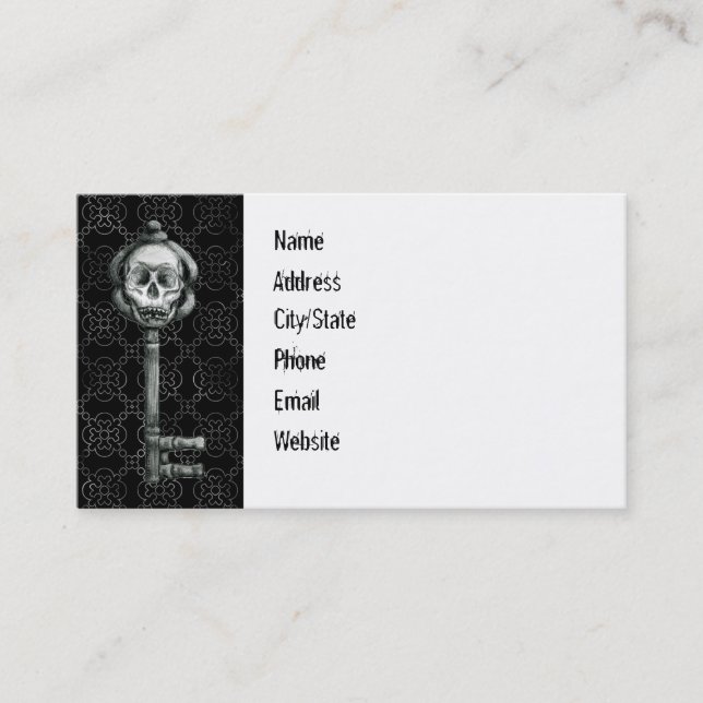 Skeleton Key Profile Card (Front)