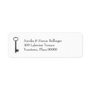 Skeleton Key Return Address Label