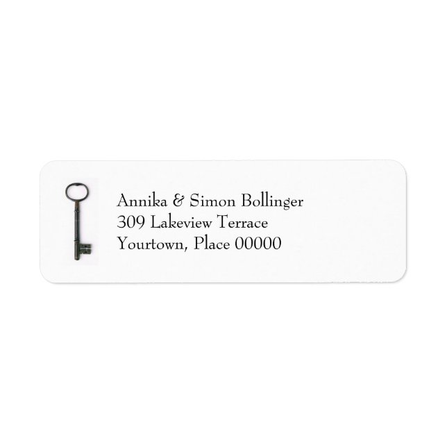 Skeleton Key Return Address Label (Front)
