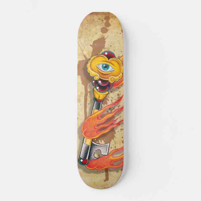 Skeleton Key Skateboard Deck (Front)