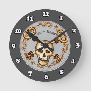 Skeleton Keys clock