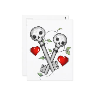 Skeleton Keys Postcard