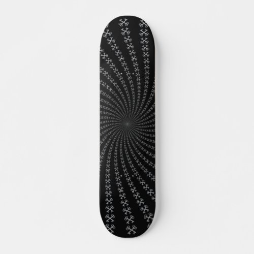 Skeleton Keys Spiral Custom Skateboard