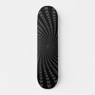 Skeleton Keys Spiral: Custom Skateboard Deck
