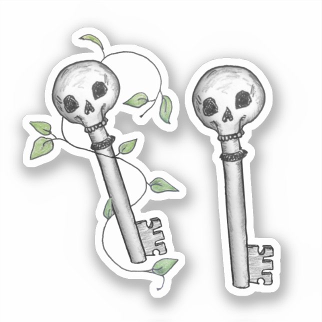 Skeleton Keys Sticker (Front)