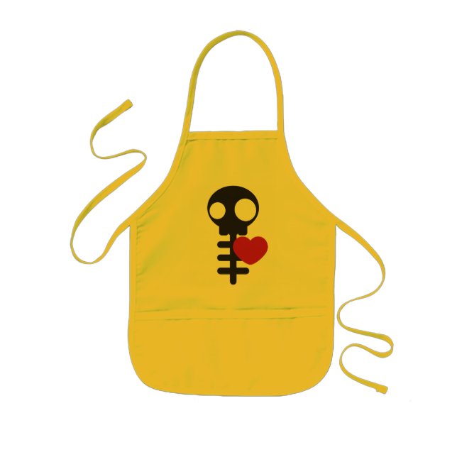 Skeleton Kids' Apron (Front)