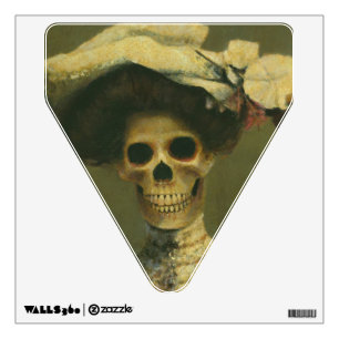 Skeleton Lady Wall Decal