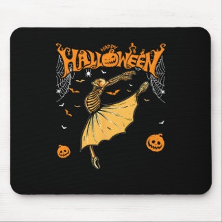 Skeleton Llerinas Llet Dance Cute Halloween Costum Mouse Pad