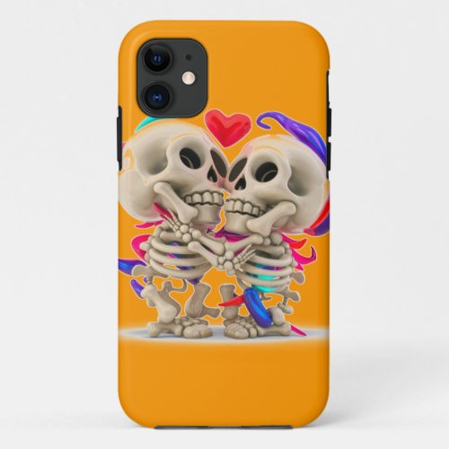 Skeleton love iPhone 11 case