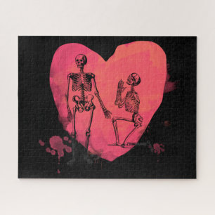 Skeleton Love Jigsaw Puzzle