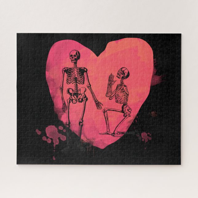 Skeleton Love Jigsaw Puzzle (Horizontal)