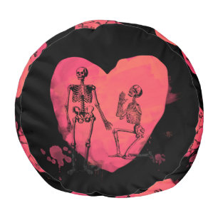 Skeleton Love Pouf