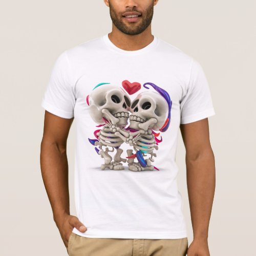 Skeleton love T_Shirt