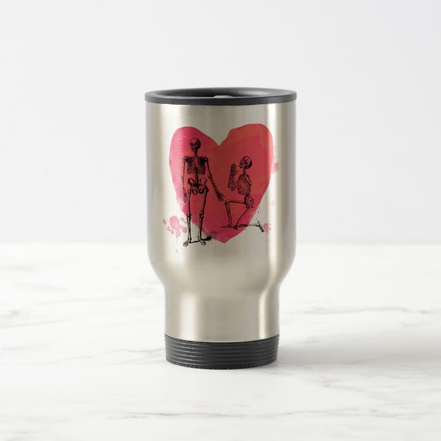 Skeleton Love Travel Mug (Center)