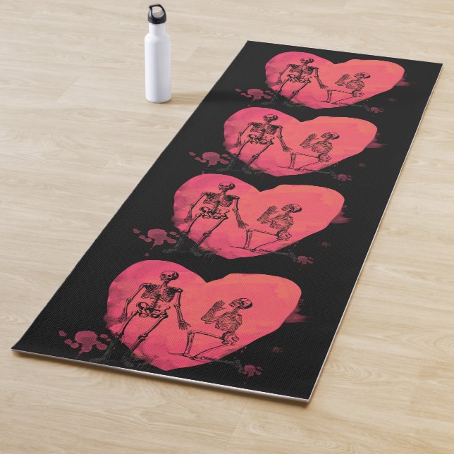 Skeleton Love Yoga Mat (In Situ)