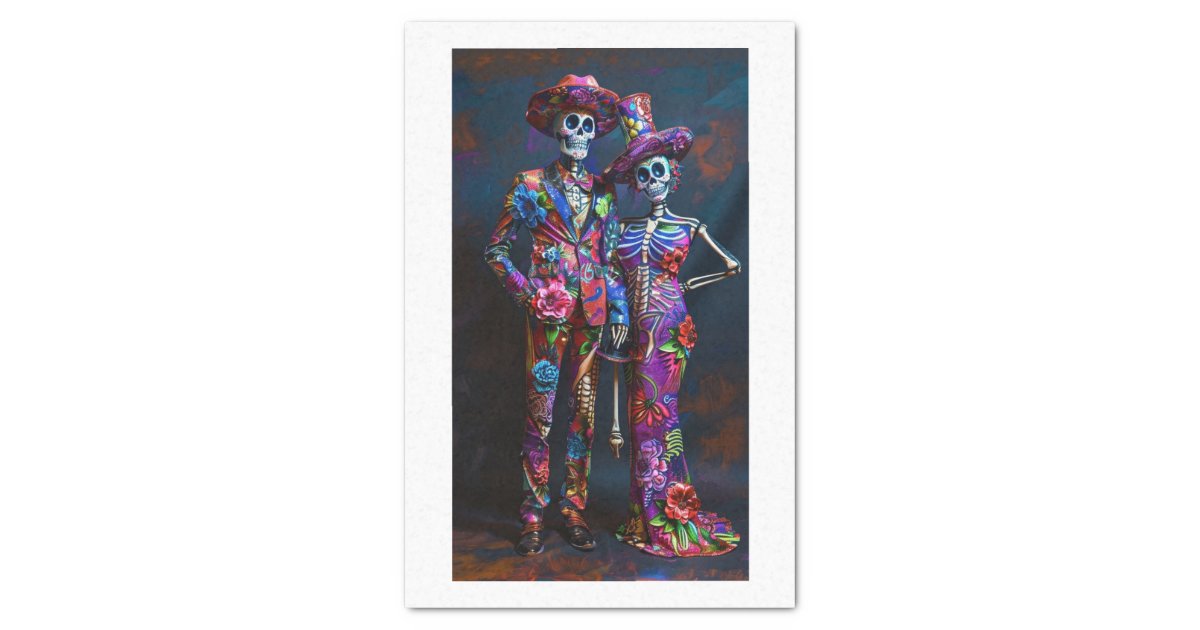 Skeleton Lyfe24 Tissue Paper Zazzle