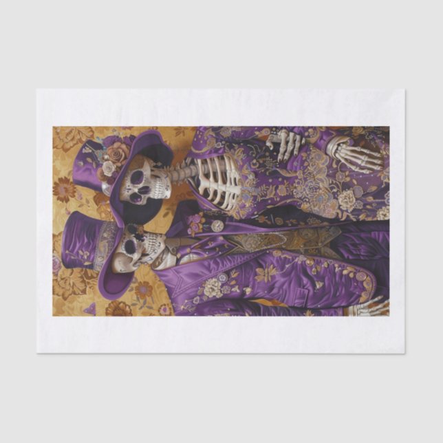 Skeleton Lyfe27 Tissue Paper (Front)