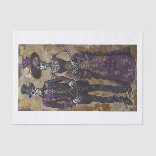 Skeleton Lyfe30 Tissue Paper (Front)