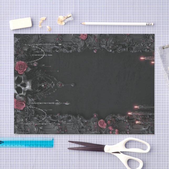 Skeleton Lyfe4 Tissue Paper (Craft)