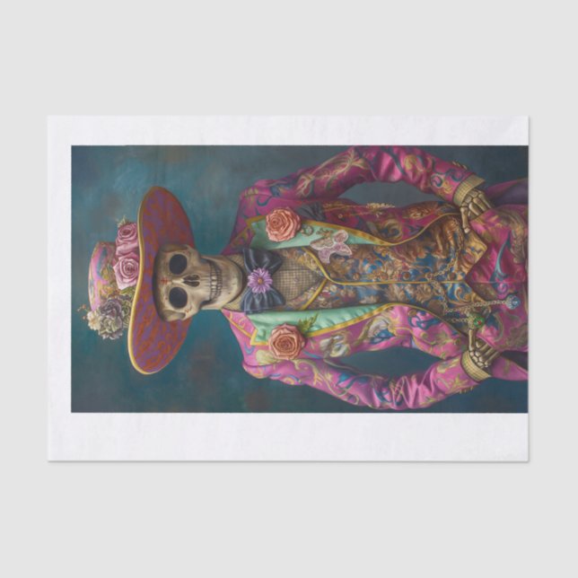 Skeleton Lyfe4 Tissue Paper (Front)