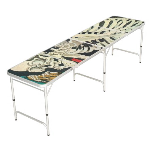 Skeleton Manipulated by Witch Kuniyoshi Beer Pong Table
