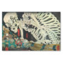 Skeleton manipulated by Witch, Kuniyoshi Tissue Paper